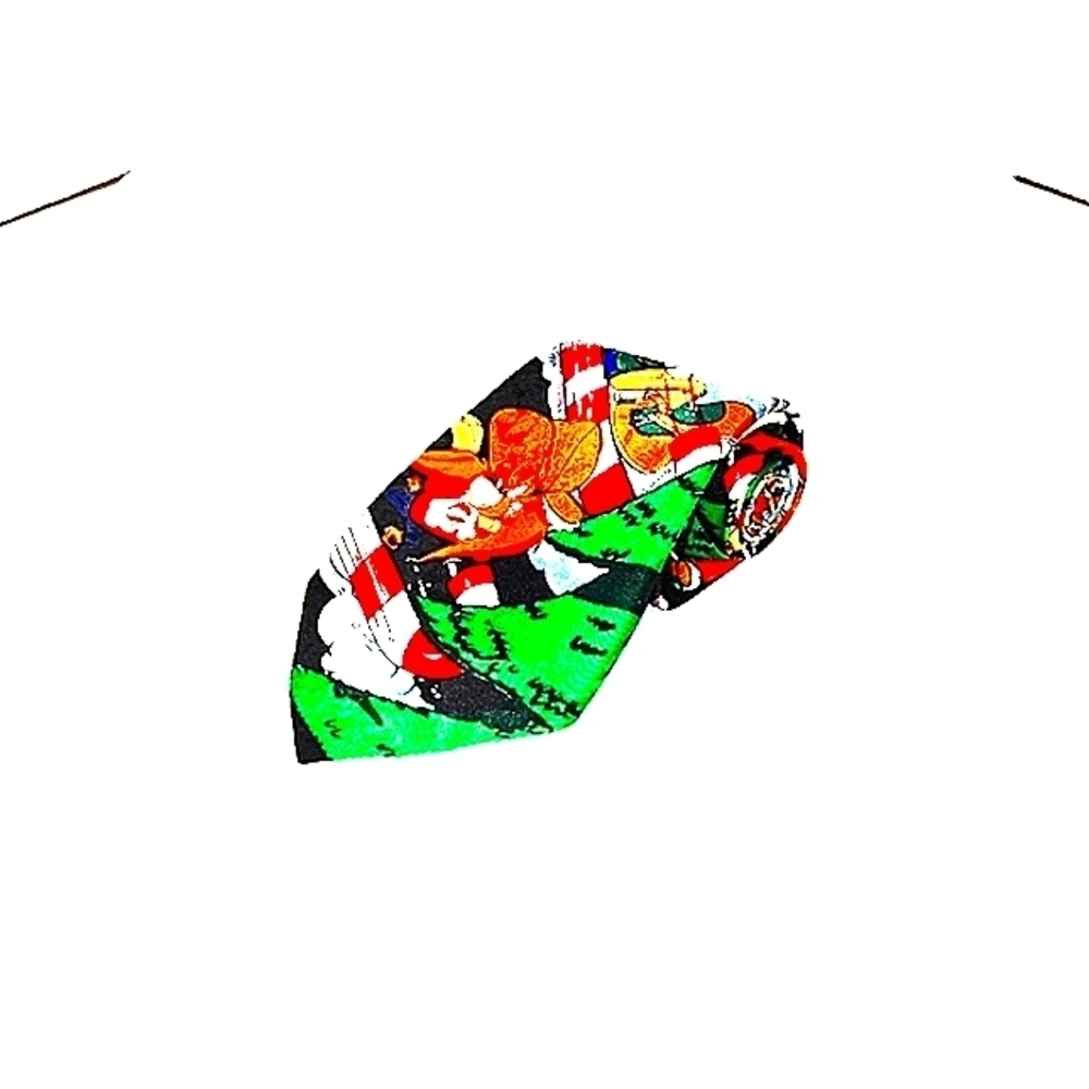 Warner Bros. Looney Tunes mania Character neck tie black background